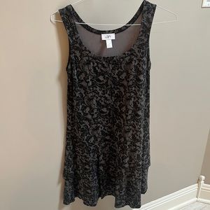 LOFT sleeveless dress, size XS (runs long/big)